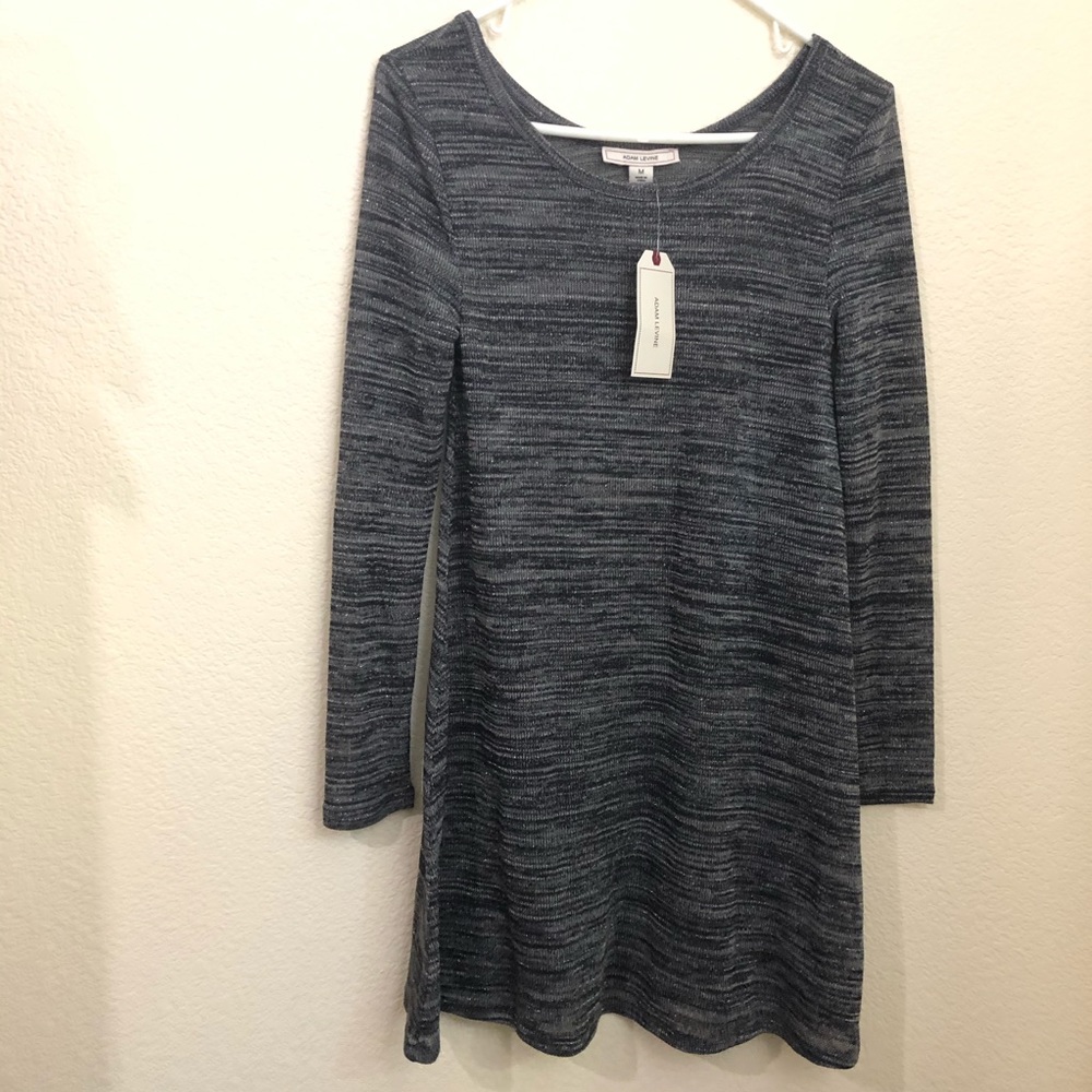 Adam Levine Thin Knit Tunic Top Long Sleeve NWT